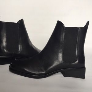 Black Leather Cole Haan boots